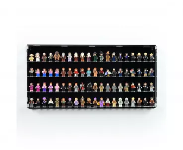 80 LEGO Minifigures Wall Display Case