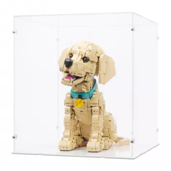 11384 Golden Retriever Welpe - Acryl Vitrine Lego