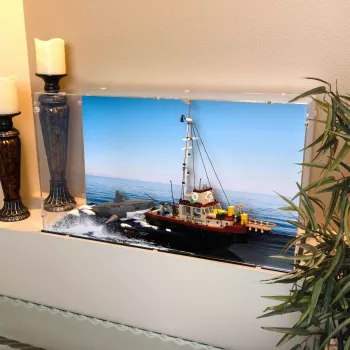 21350 Der weiße Hai - Acryl Vitrine Lego