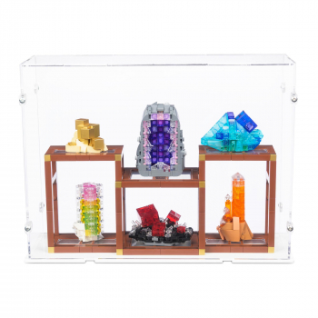 21362 Mineraliensammlung - Acryl Vitrine Lego