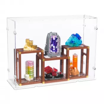 21362 Mineraliensammlung - Acryl Vitrine Lego