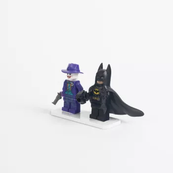 Display Plate for 2 LEGO Minifigures (Pack of 5)