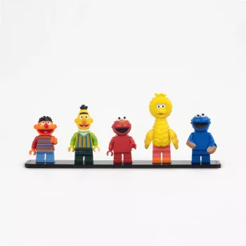 Display Plate for 5 LEGO Minifigures (Pack of 5)