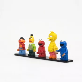 Display Plate for 5 LEGO Minifigures (Pack of 5)