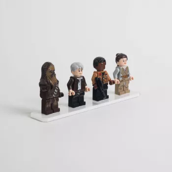 Display Plate for 4 LEGO Minifigures (Pack of 5)