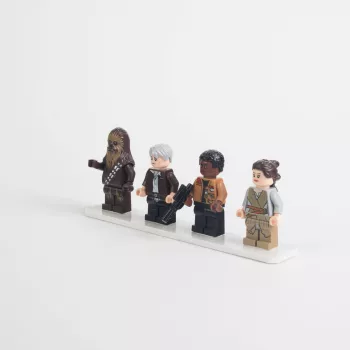 Display Plate for 4 LEGO Minifigures (Pack of 5)