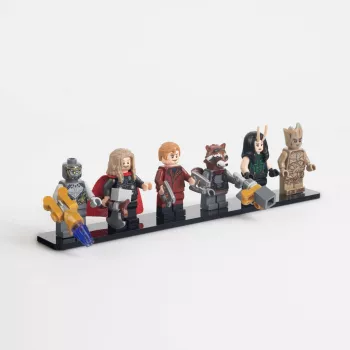 Display Plate for 6 LEGO Minifigures (Pack of 5)