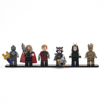 Preview: Displayständer für 6 LEGO Minifiguren (5er Pack)