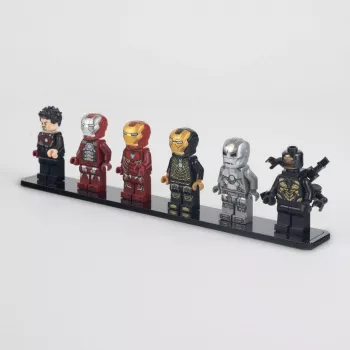 Display Plate for 6 LEGO Minifigures (Pack of 5)