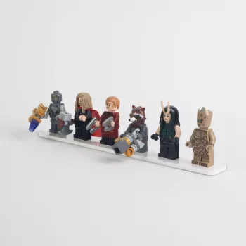 Display Plate for 6 LEGO Minifigures (Pack of 5)