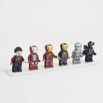 Display Plate for 6 LEGO Minifigures (Pack of 5)