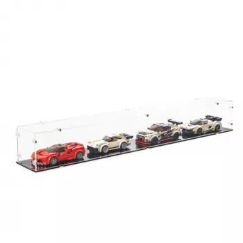 4x Lego Speed Champions - Acryl Vitrine Lego