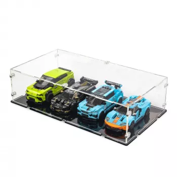 4x Lego Speed Champions (XL) - Acryl Vitrine Lego