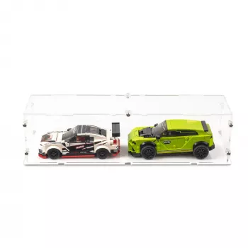 2x Lego Speed Champions - Acryl Vitrine Lego