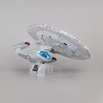 2in1 Acryl Ständer für 10356 Star Trek: U.S.S. Enterprise NCC-1701-D