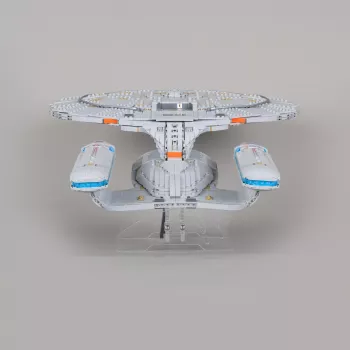 2in1 Acryl Ständer für 10356 Star Trek: U.S.S. Enterprise NCC-1701-D