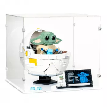75403 Grogu in seiner Repulsorwiege - Acryl Vitrine Lego