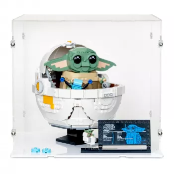 75403 Grogu in seiner Repulsorwiege - Acryl Vitrine Lego