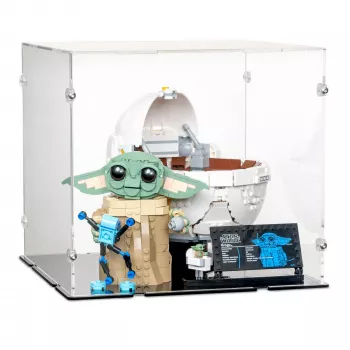 75403 Grogu with Hover Pram - Display Case