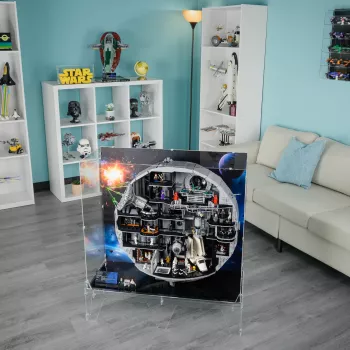 iRise Stand for 75419 Death Star or 75397 Jabbas Sail Barge Display Cases