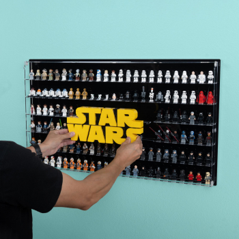 Preview: Wandvitrine LEGO® Star Wars für 128 Minifiguren