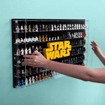 Preview: Wandvitrine LEGO® Star Wars für 128 Minifiguren