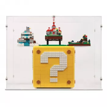 71395 Fragezeichen-Block aus Super Mario 64™ - XL Acryl Vitrine Lego