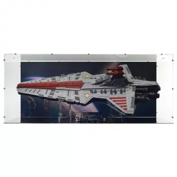 75367 Republikanischer Angriffskreuzer der Venator-Klasse - Acryl Vitrine & Ständer