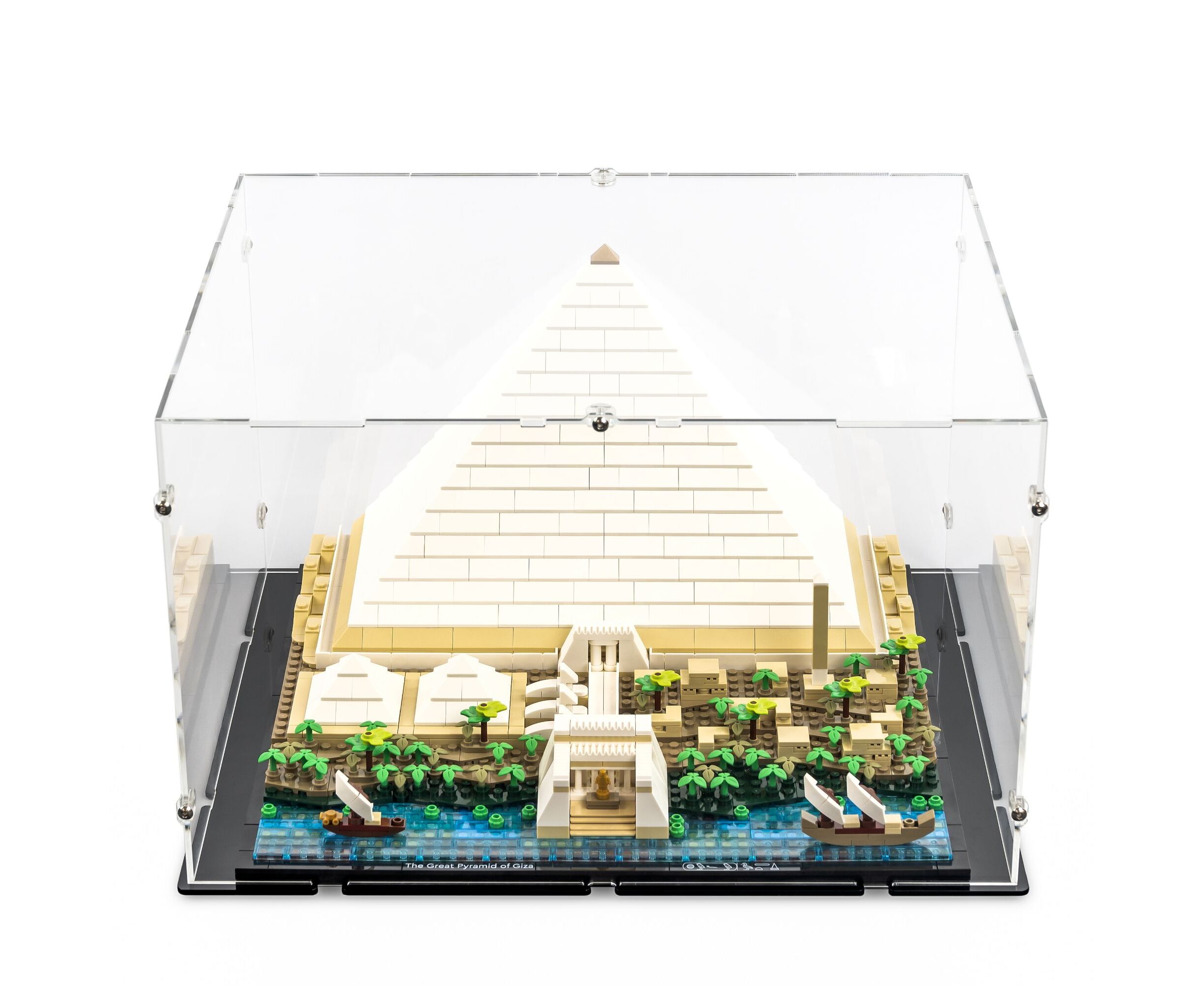 für Cheops-Pyramide Vitrinen Acryl Modelle-Lego Deine 21058 Lego