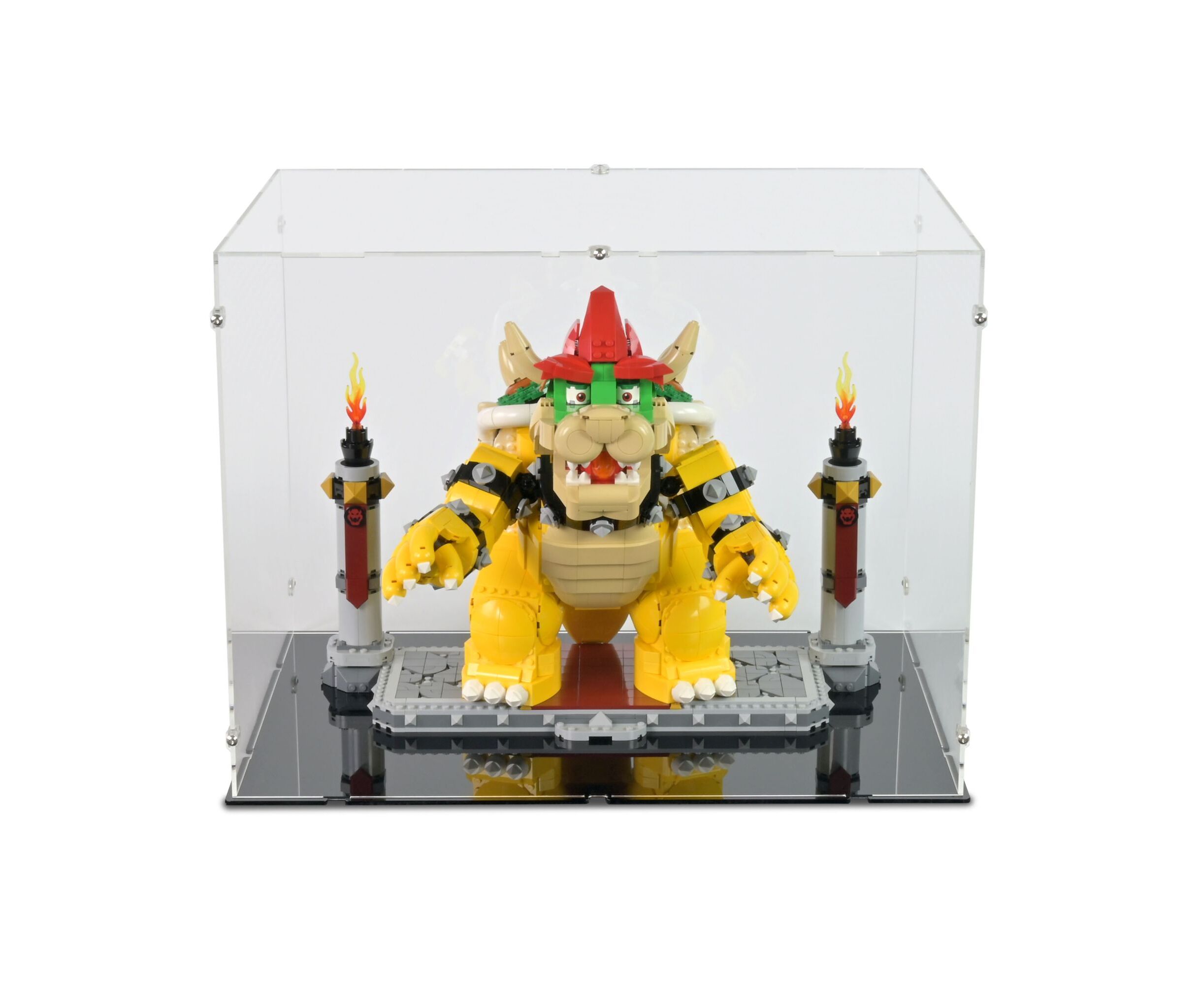  Acrylic Display Case for Lego 71411 Super Mario The Mighty  Bowser - Dustproof Display Box (Showcase Only)(3mm) : Toys & Games