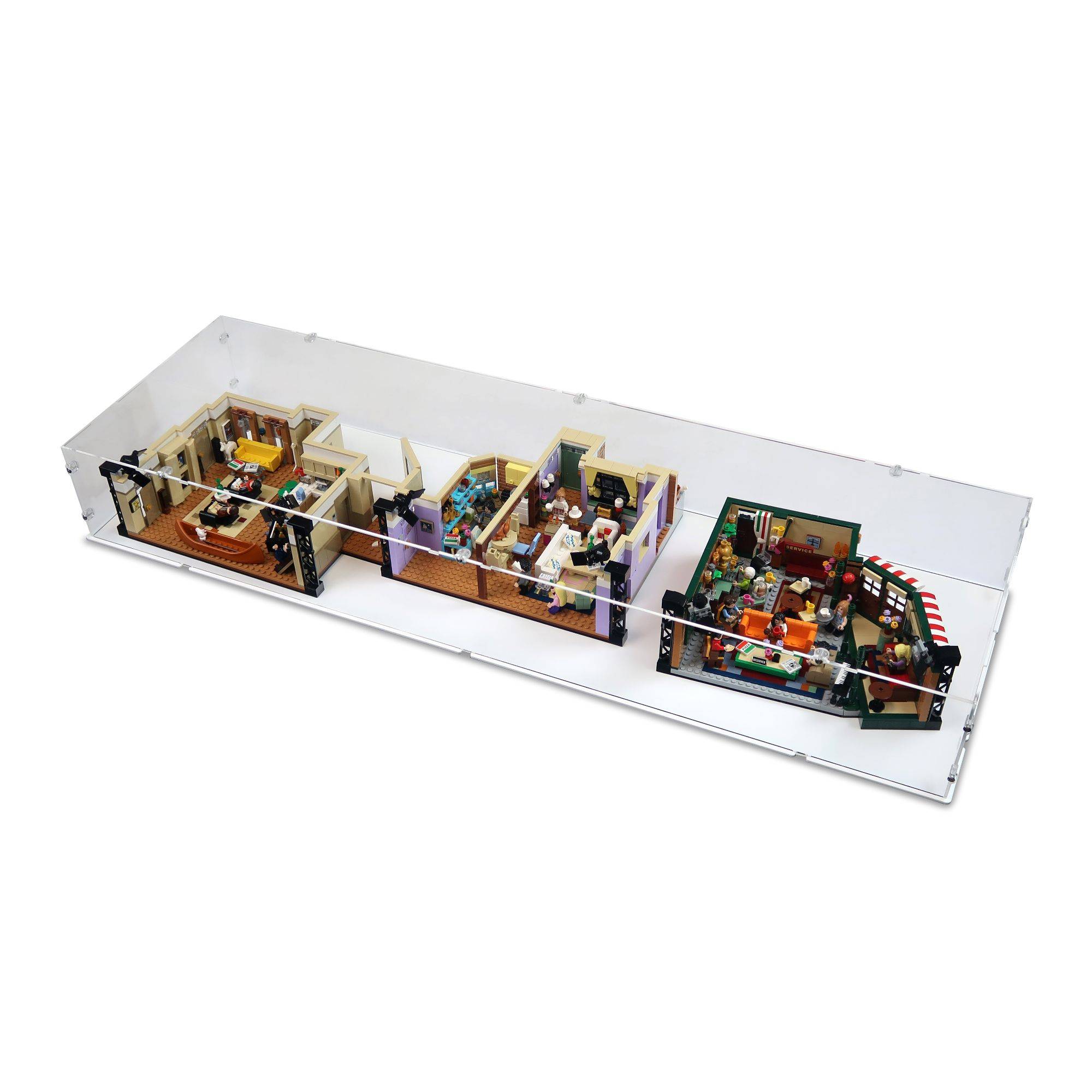 Acrylic Display Case for Lego Friends Apartments 10292 