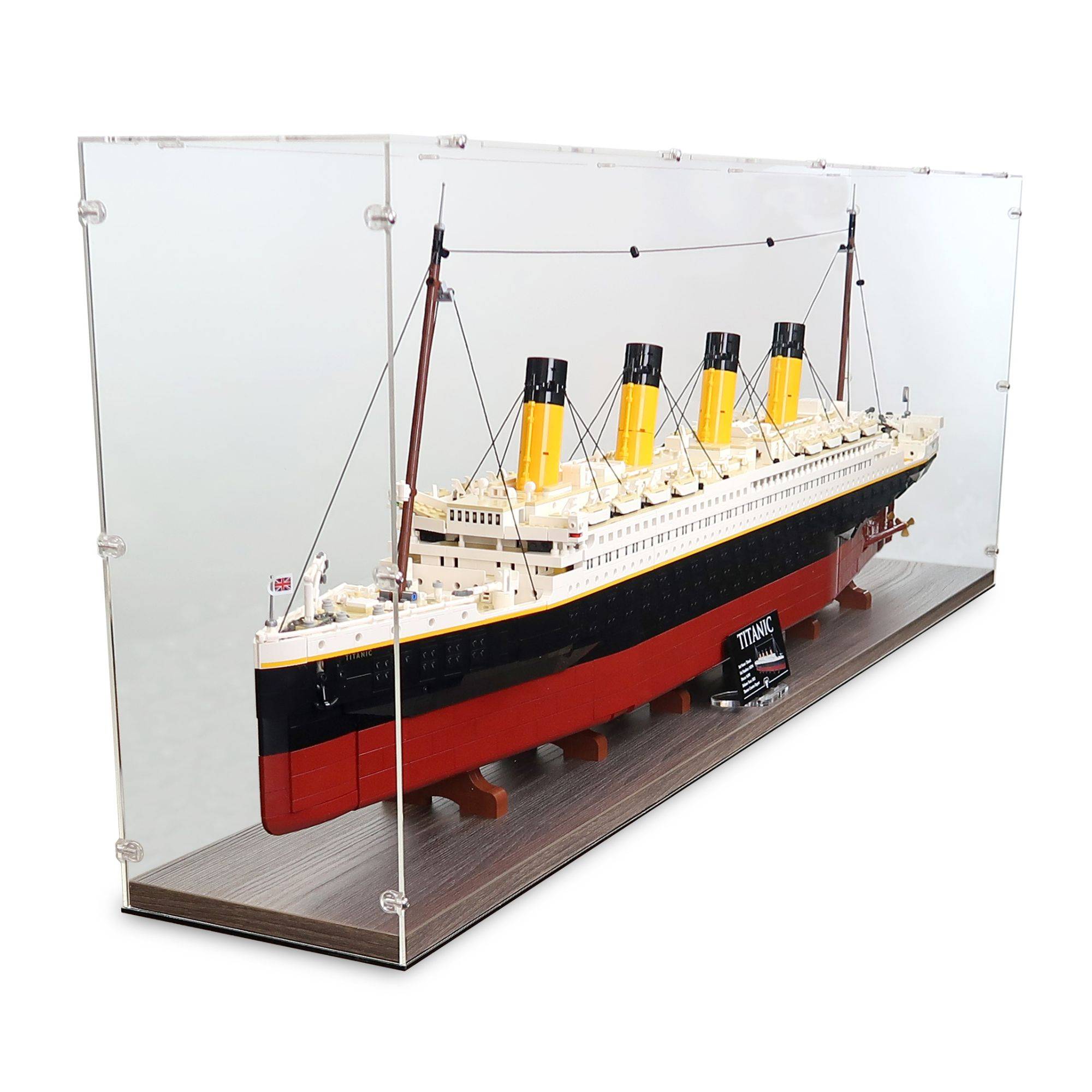 Acrylic Displays for your Lego Models Lego 10294 Titanic Display Case