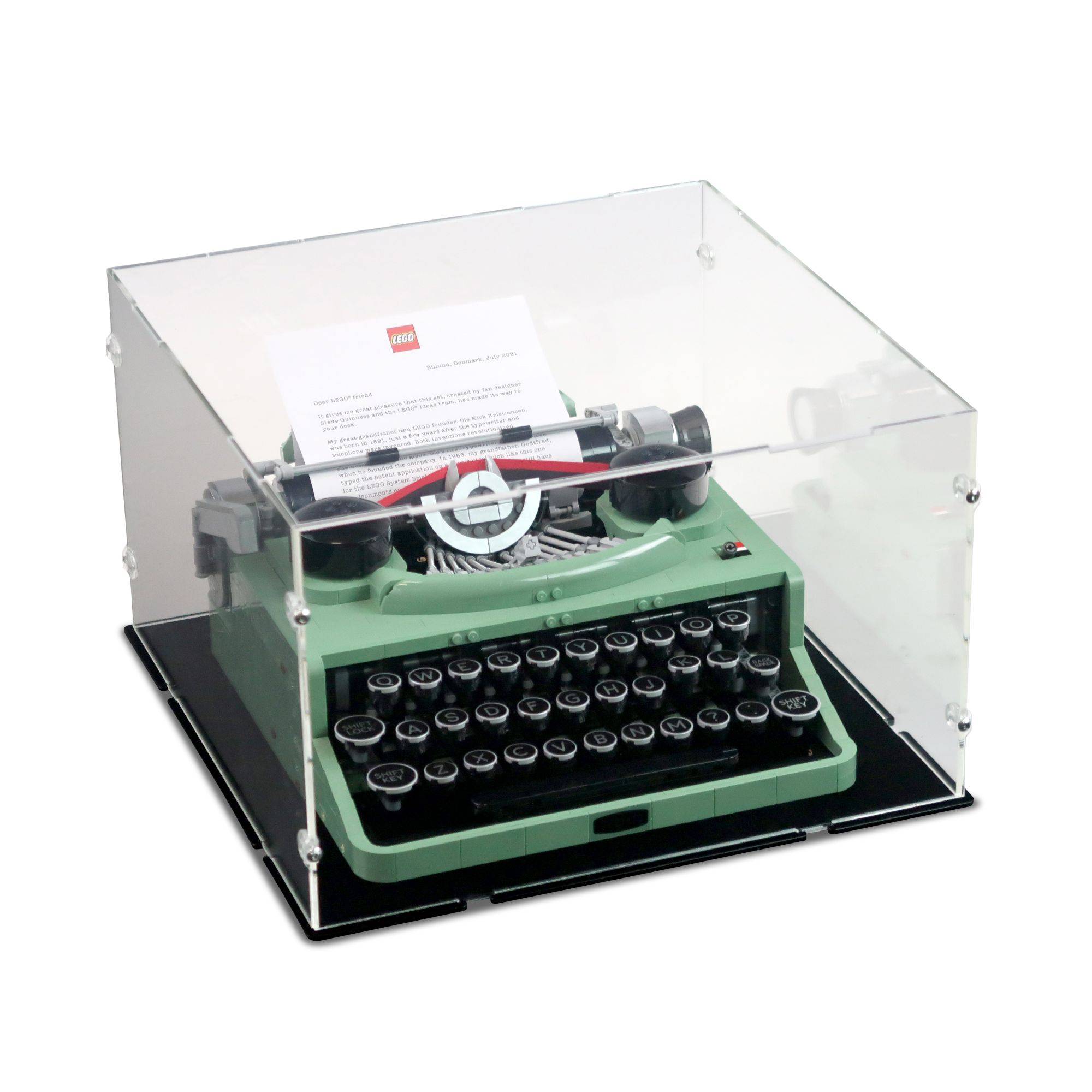 Acrylic Displays for your Lego ModelsLego 21327 Typewriter