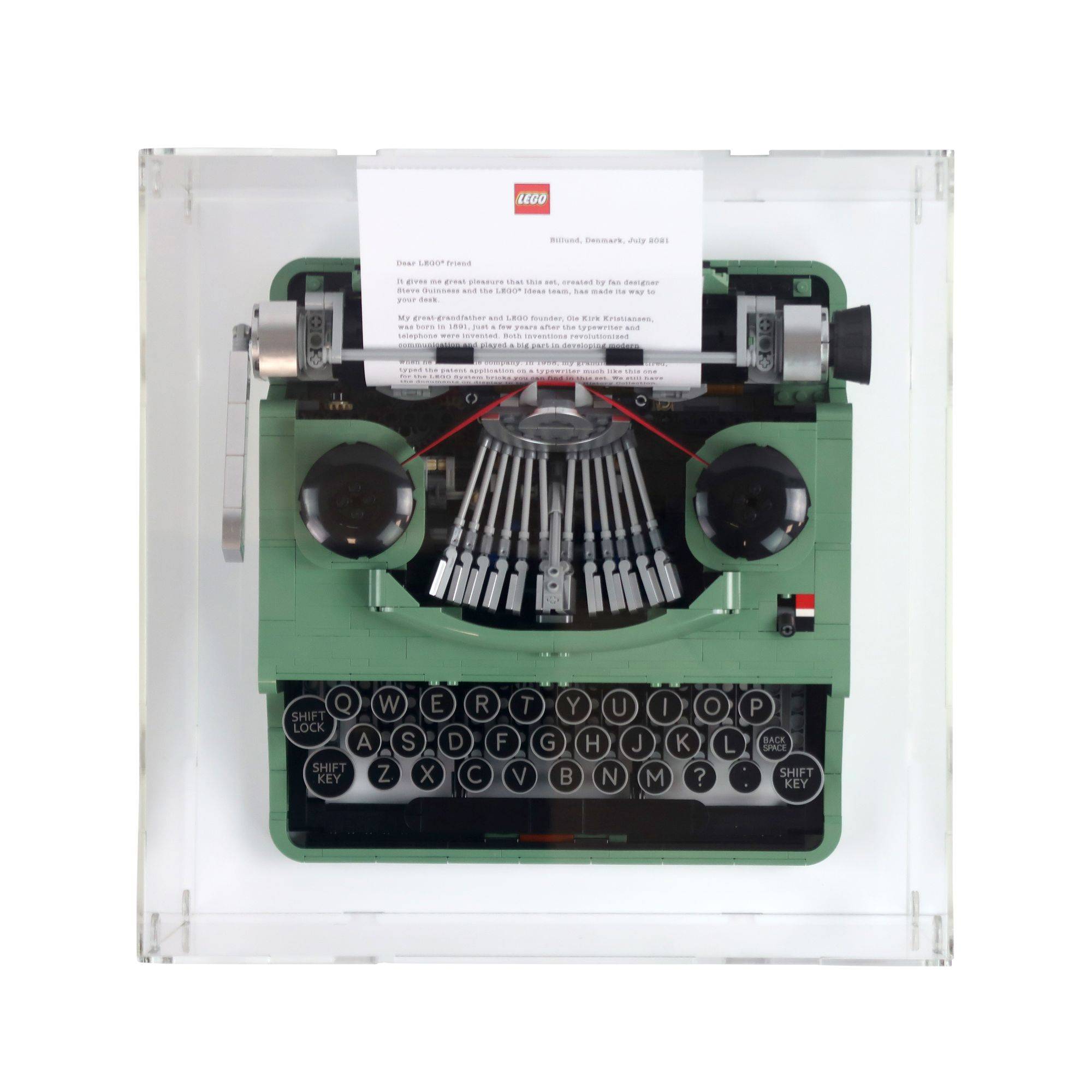 Acrylic Displays for your Lego ModelsLego 21327 Typewriter