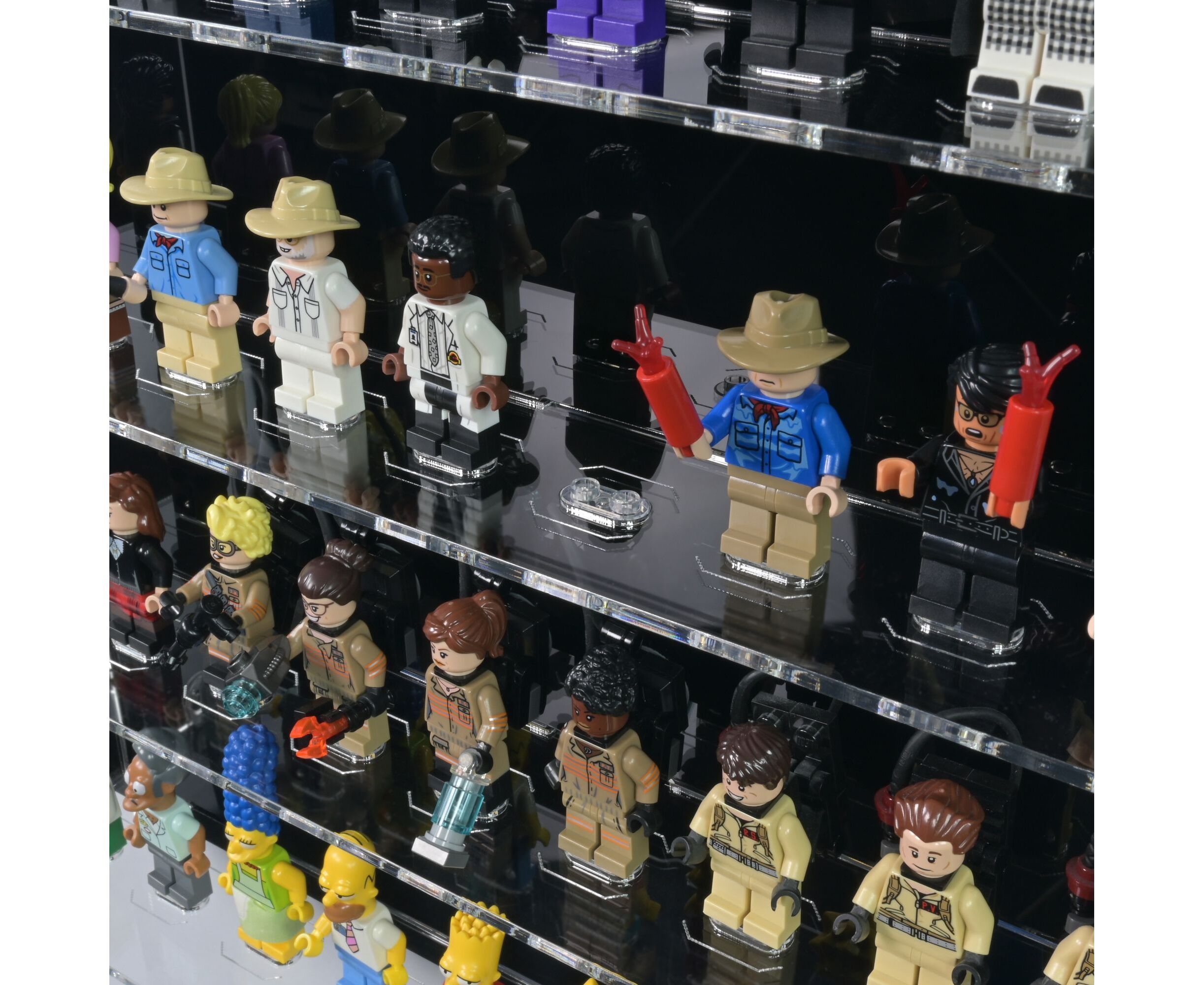 Acryl Vitrinen für Deine Lego Modelle-40 Lego Minifiguren - Acryl Wand ...