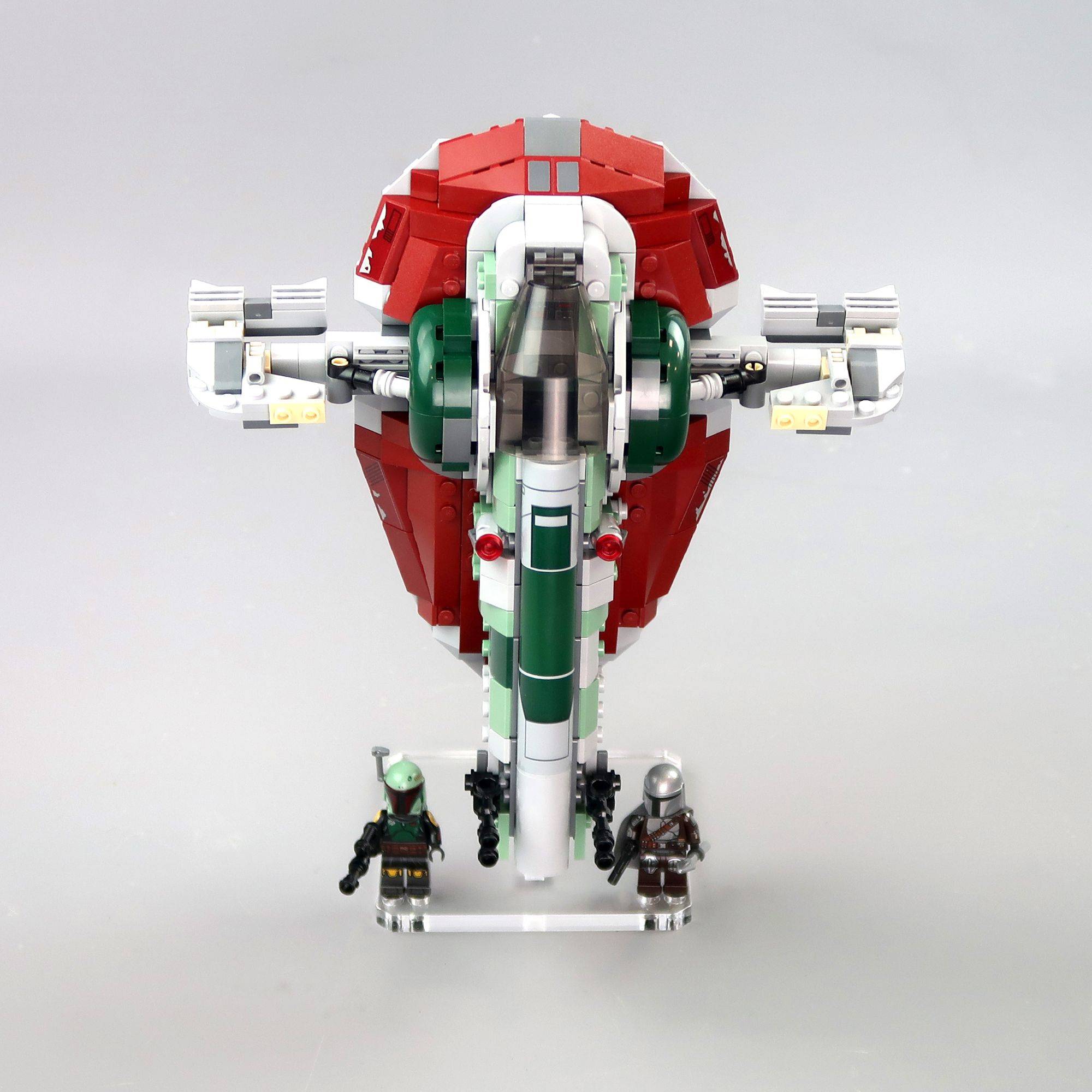 Acryl Vitrine & Ständer Neu Acryl Vitrine für Lego 75312 Boba Fetts Starship