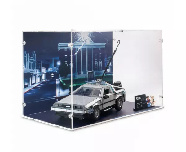 10300 DeLorean Back to the Future Time Machine (Large) Display Case