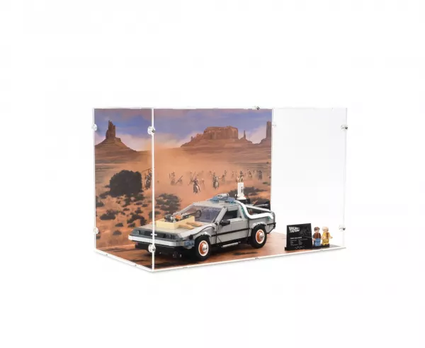 10300 DeLorean Back to the Future Time Machine (Large) Display Case