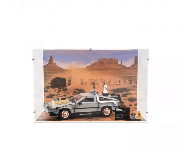 10300 DeLorean Back to the Future Time Machine (Large) Display Case