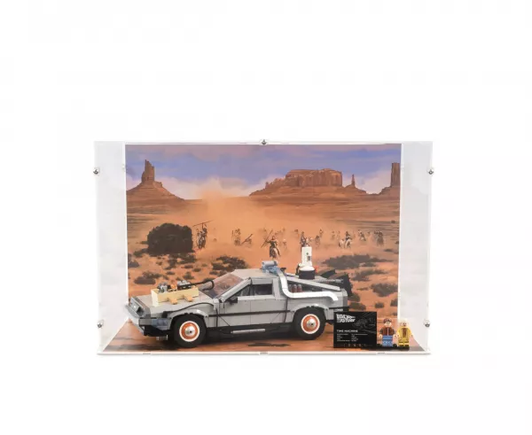 10300 DeLorean die Zeitmaschine aus Zurück in die Zukunft - Acryl Vitrine (groß)