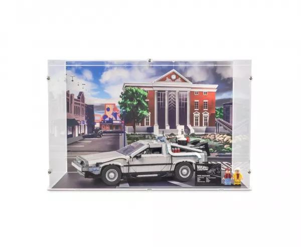 10300 DeLorean die Zeitmaschine aus Zurück in die Zukunft - Acryl Vitrine (groß)