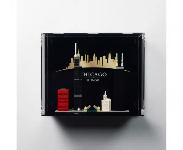 21033 Chicago Wall Mounted Display Case