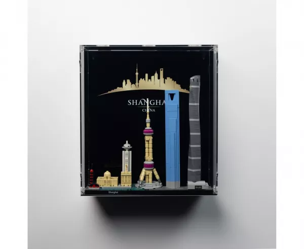 21039 Shanghai Wall Mounted Display Case