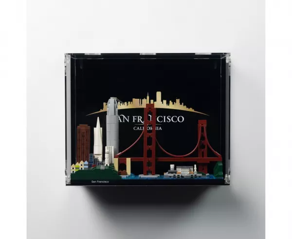 21043 San Francisco - Acryl Wand Vitrine