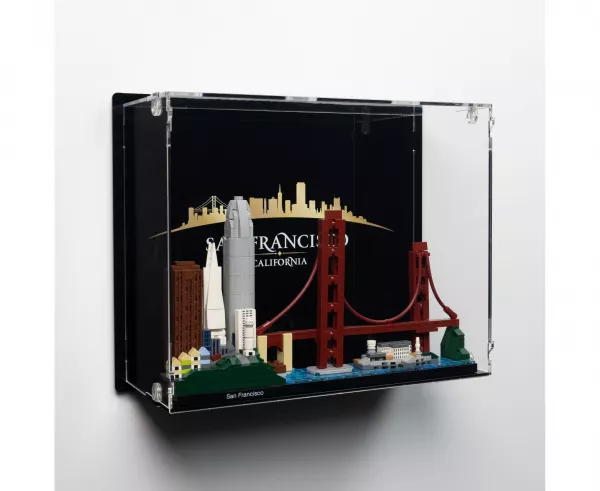 21043 San Francisco Wall Mounted Display Case