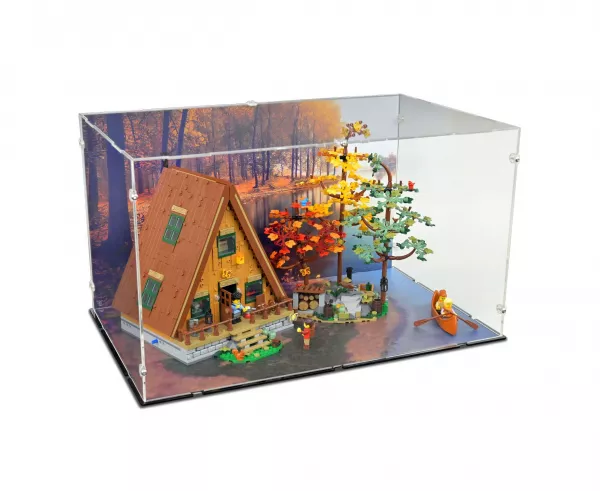 21338 A-Frame Cabin Display Case