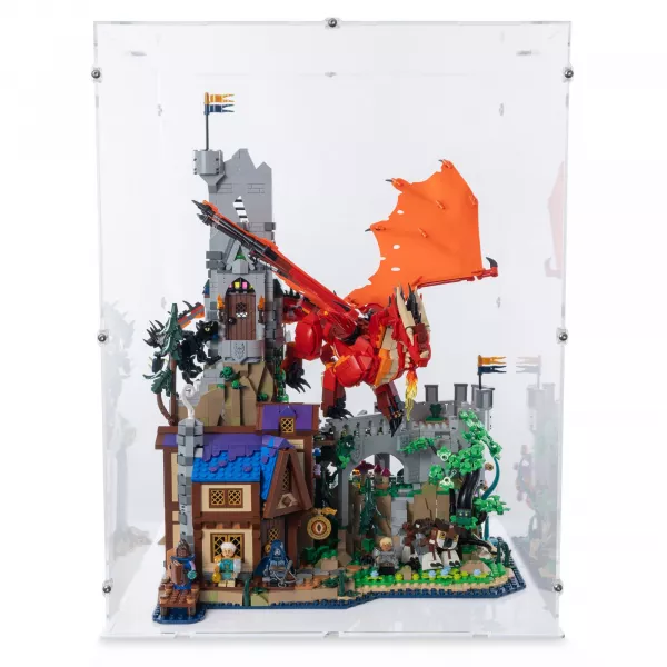 21348 Dungeons & Dragons: Die Sage vom Roten Drachen - Acryl Vitrine Lego