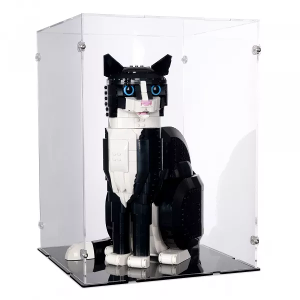 21349 Tuxedo Cat Display Case