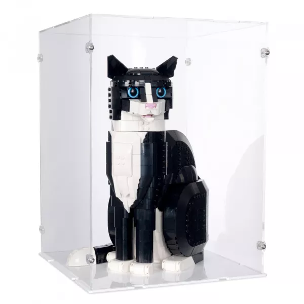 21349 Tuxedo Cat Display Case