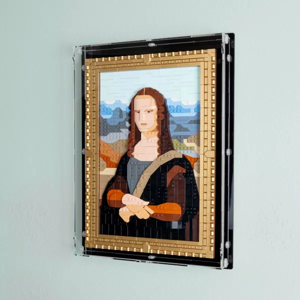 31213 Mona Lisa Wall Mounted Display Case